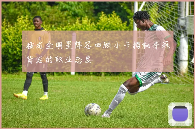 猛龙全明星阵容回顾小卡揭秘夺冠背后的职业态度